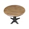 International Concepts Round 30 in Round Top Pedestal Table, 29.9 inH, Hickory/Washed Coal, 30 W, 30 L, 29.9 in H, Wood K45-30RT-27B - alternate 5